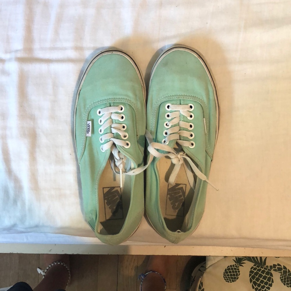 Turquoise vans